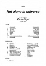 Cover des Werkes Not alone in universe