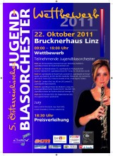 Plakat Österreichischer Jugenblasorchesterwettbewerb