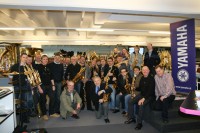 Gruppenfoto vom Saxophonworkshop