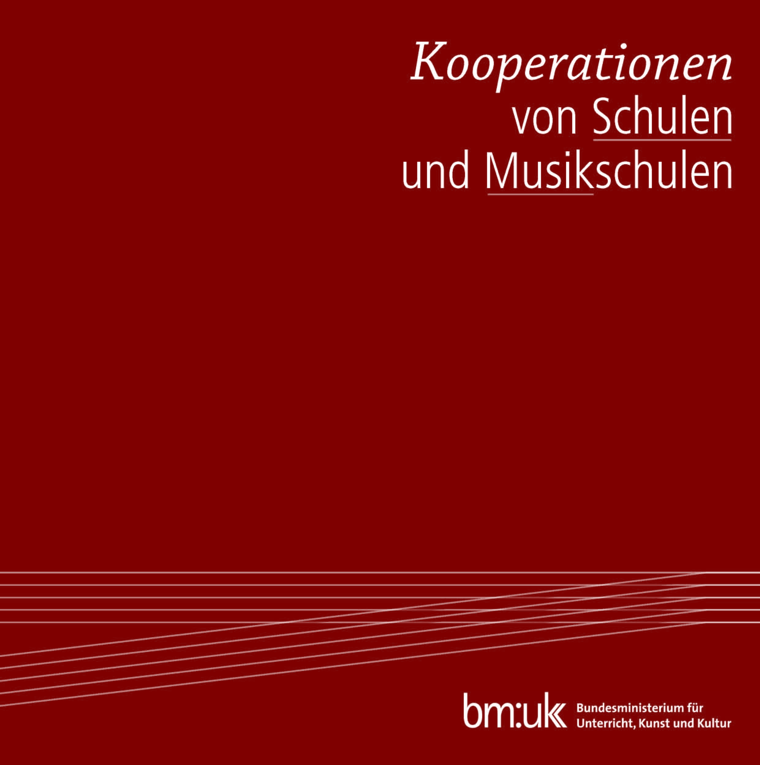 Broschuere Kooperation Schulen und Musikschulen
