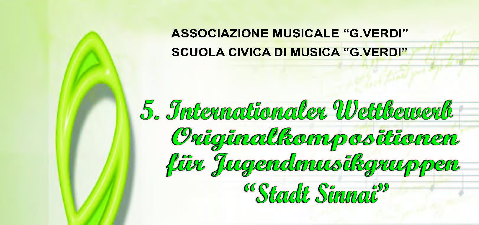 5. Kompositionswettbewerb f. Jugendmusikgruppen der "Stadt Sinnai"