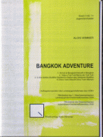 Titelseite des Stückes Bangkok Adventure