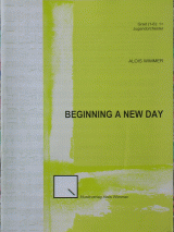 Titelseite des Stückes Beginning a new day