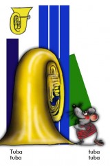 Kartenblatt Tuba