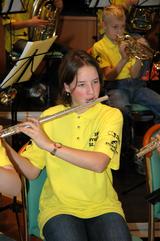 Musizierende Kinder beim Jugendblasorchester Wettbewerb 2