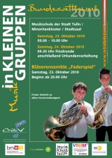 Plakat Bundeswettbewerb Musik in kleinen Gruppen