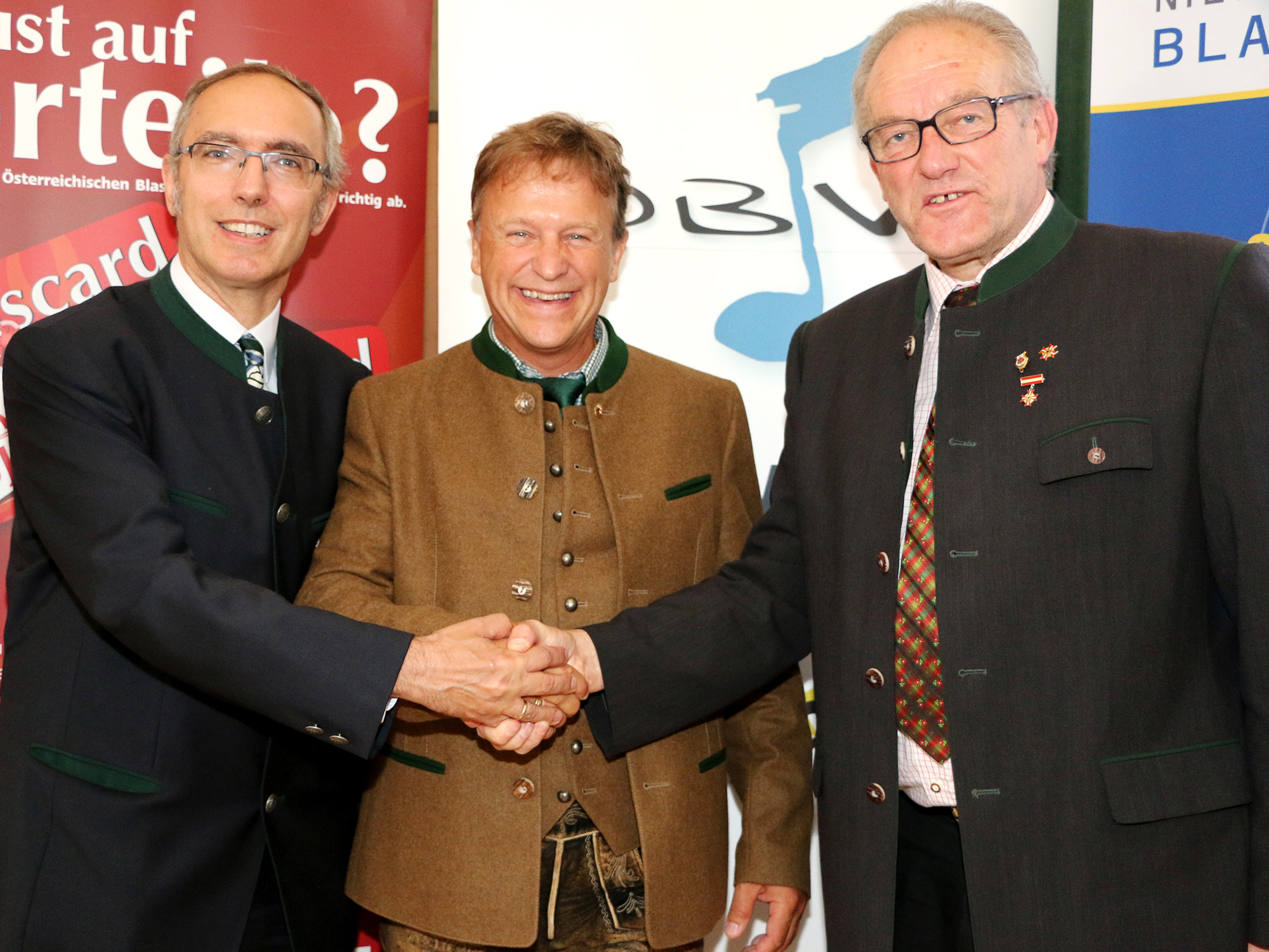  Friedrich Anzenberger, Matthäus Rieger und Siegfried Knapp