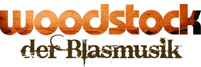 Logo Woodstock der Blasmusik